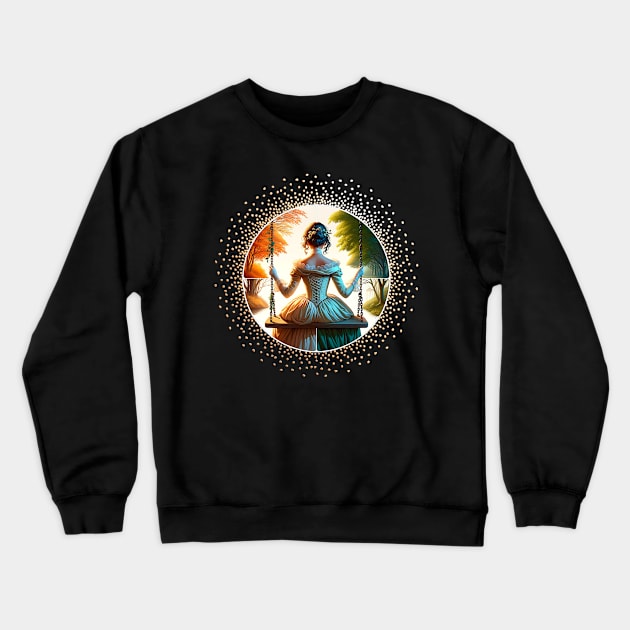 Swing through the seasons Regency Era Crewneck Sweatshirt by MiniRex